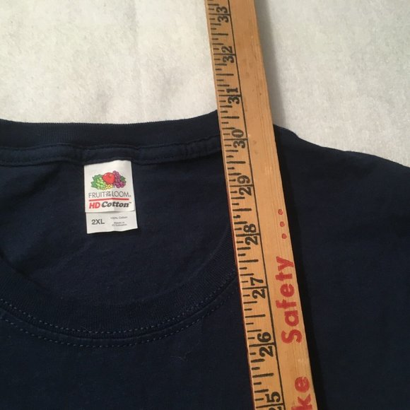 United States DEPT of Air Force USAF Veteran T-Shirt 2XL Proudly Served Blue - Picture 6 of 8